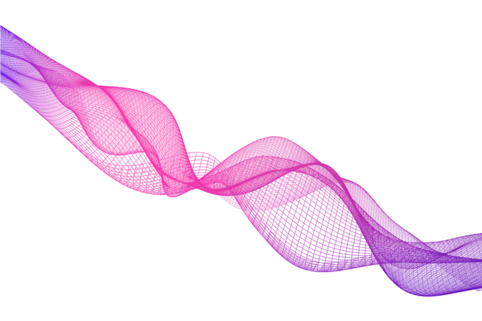 紫红色波纹渐变线条科技电商免抠png