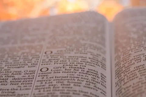 英文赞美诗特写图片