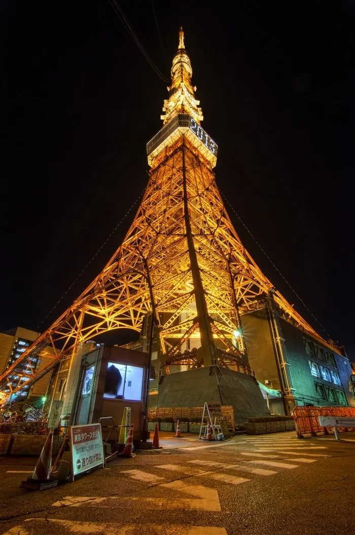 城市夜景路灯美图素材