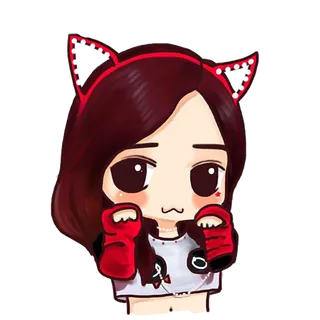 卡通女孩可爱素材