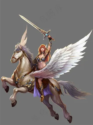 CG人物角色之武之女神