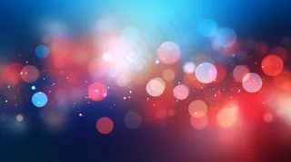 闪光抽象灯彩色的灰尘和光芒豪华散景背景