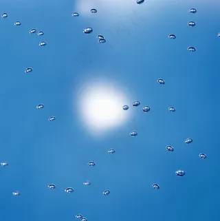 蓝色水珠背景图片下载
