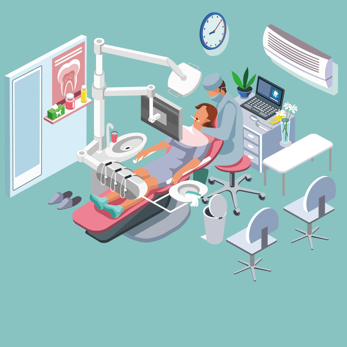 拔牙洁牙牙科手术室