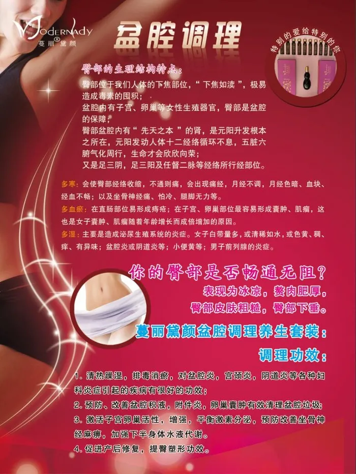 盆腔调理图片psd模版下载