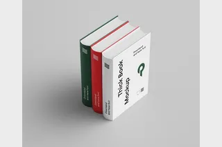 杂志封面书籍正面Thick Book Mockup