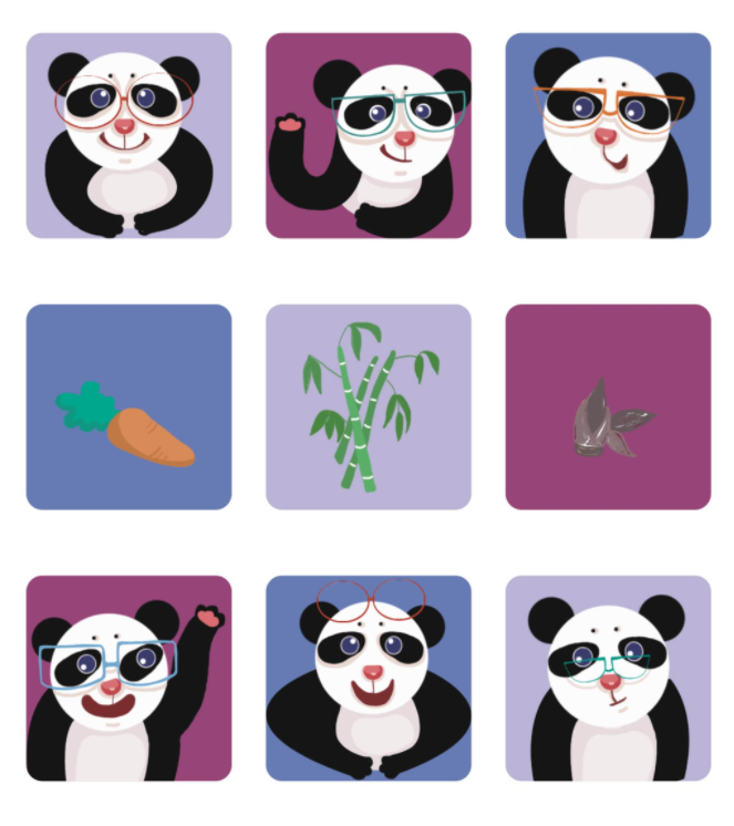 可爱扁平风不干胶贴纸