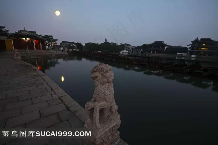 江苏昆山锦溪古镇风景