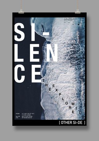 国外时尚 潮流海报 英文PSD海报