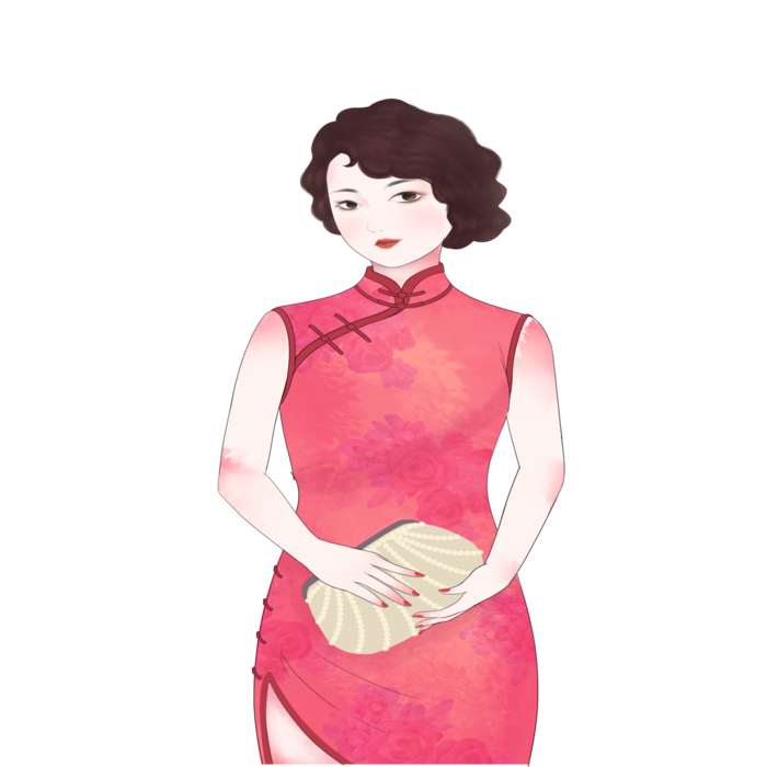 传统旗袍美女 (16)