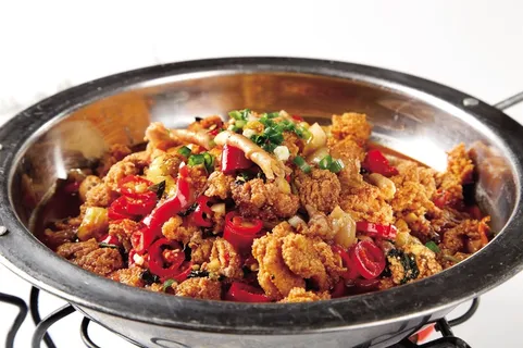 干锅美食焖锅湘菜麻辣香辣纸锅干锅鱼杂