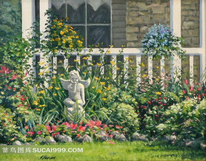 世界传世名画作品花园