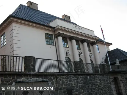 欧洲建筑景观挪威首都奥斯陆风光