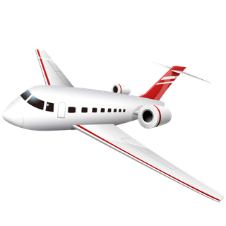 卡通可爱写实飞机