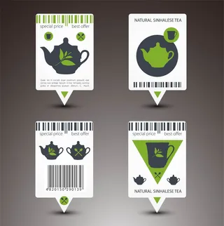 免抠茶叶主题标签