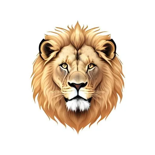 狮子动物免抠(2048x2048)