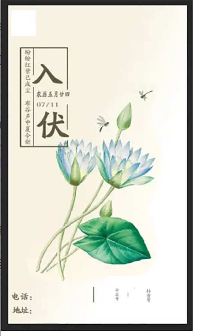 小暑 入伏样本
