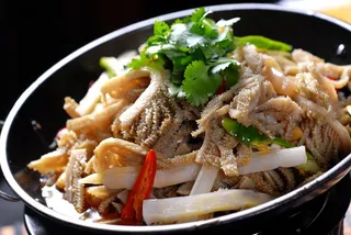 砂锅石锅美食煲类特色菜怀干锅草原肚