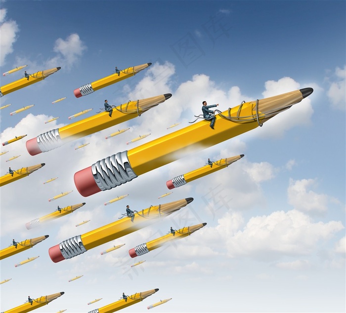 另类铅笔广告图片创意图片