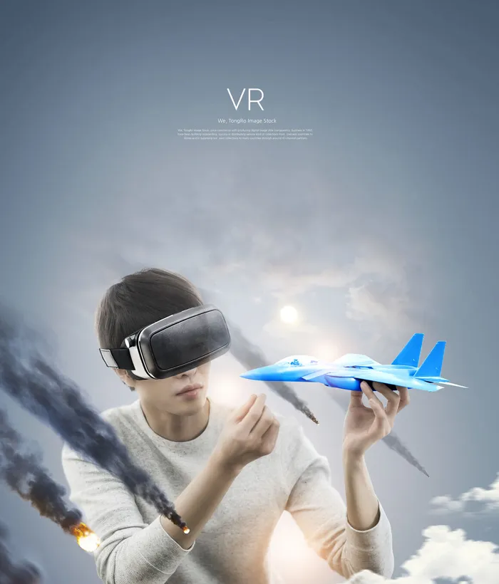 VR眼镜时代的4k太密设装备psd模版下载