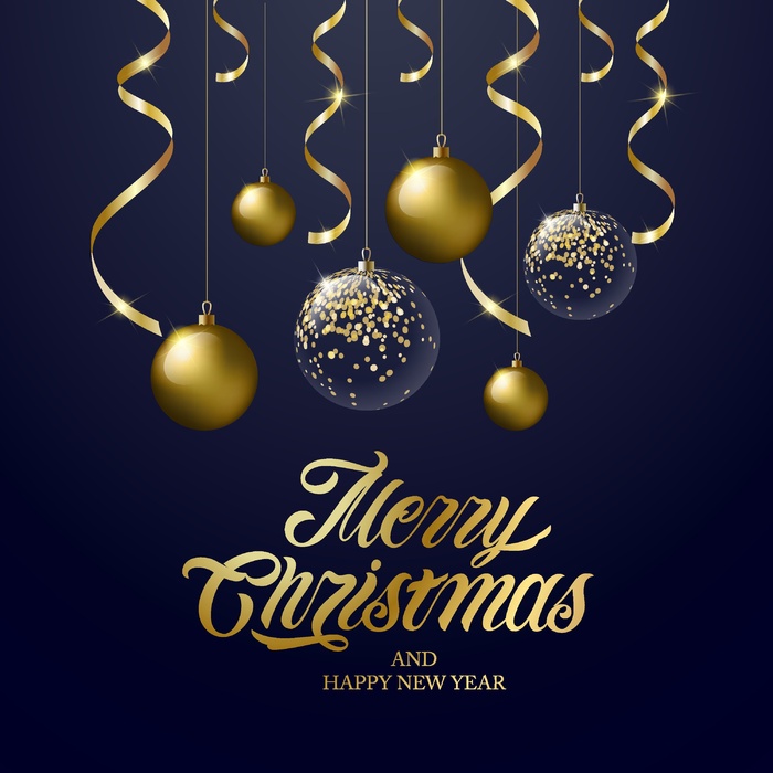 圣诞节圣诞树圣诞老人闪亮装饰电商促销折扣海报