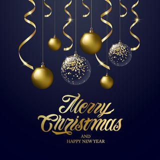 圣诞节圣诞树圣诞老人闪亮装饰电商促销折扣海报