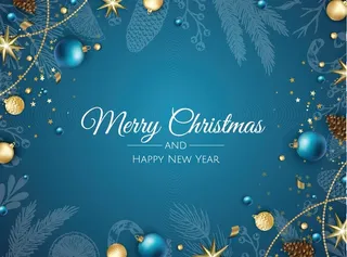 圣诞节圣诞树圣诞老人闪亮装饰电商促销折扣海报