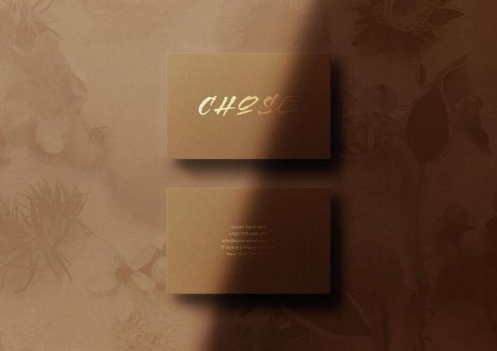 名片样机设计素材