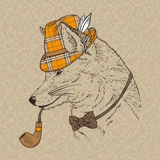 拟人动物 卡通头像