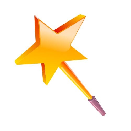 魔术棒 PNG免抠(500x500)