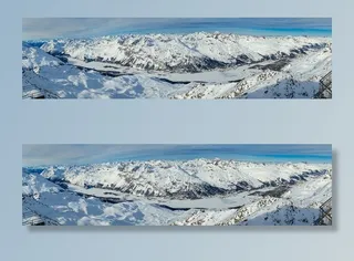 冬天自然背景风景