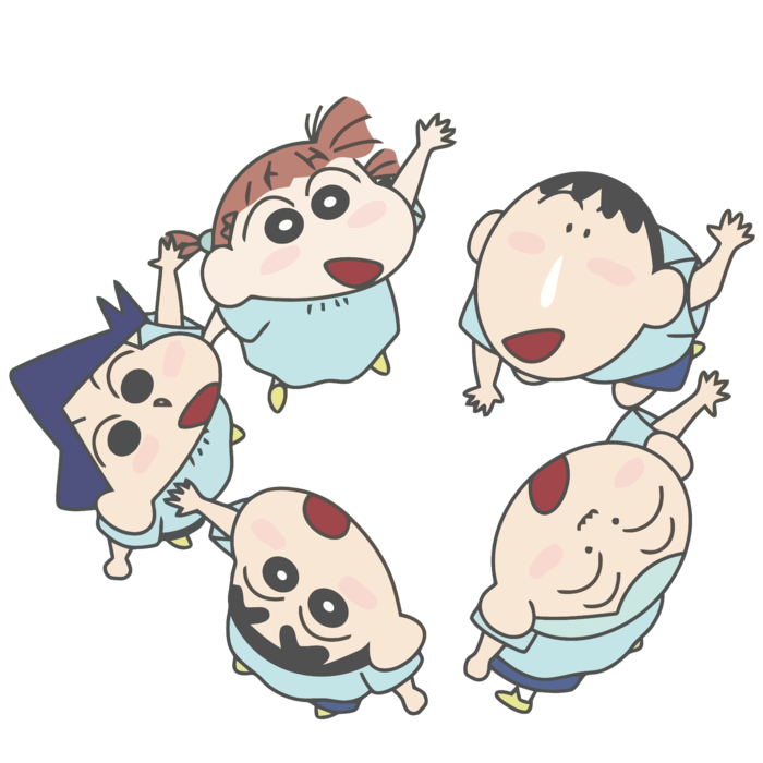 蜡笔小新可爱动画人物免扣素材