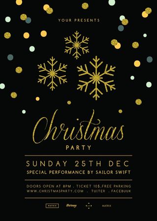 圣诞节圣诞树圣诞老人闪亮装饰电商促销折扣海报