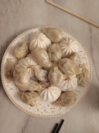 柳叶饺子包子菜品菜谱实拍图片早餐店