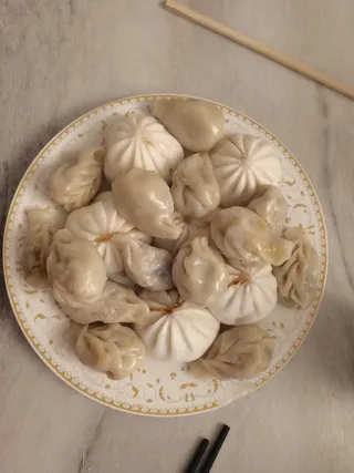 柳叶饺子包子菜品菜谱实拍图片早餐店