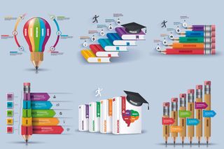 ppt素材3d数据图表模板可视化图形统计标签矢量图标模型ai源文件