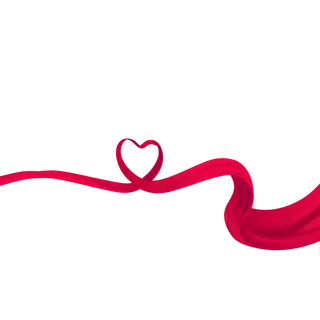 红色飘带免扣素材