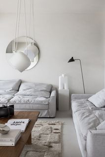 北欧简约现代艺术风格室内设计客厅沙发场景