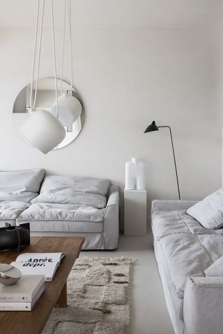 北欧简约现代艺术风格室内设计客厅沙发场景