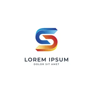 图标标识标志立体几何图形企业商标VI品牌LOGO设计模板AI矢量素材