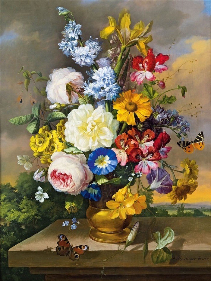 花卉高清油画
