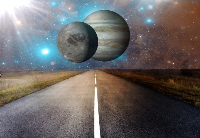 元宇宙世界风景背景墙