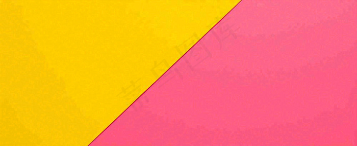 粉黄矩形简约扁平背景