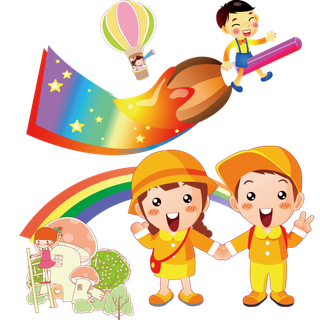 卡通小朋友简笔