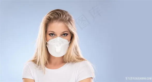 欧美美女戴口罩图片