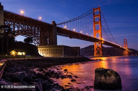 美国旧金山金门大桥高清图片