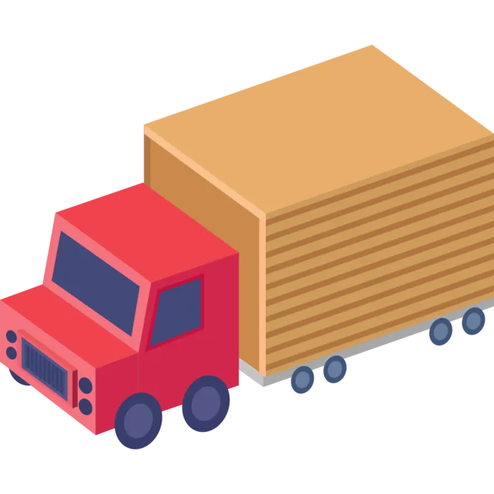 2.5D交通工具中型货车