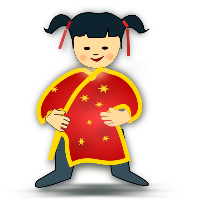 中国新年灯笼兔年免抠小孩