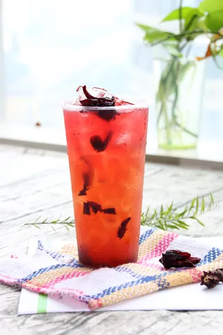 洛神山楂茶广告