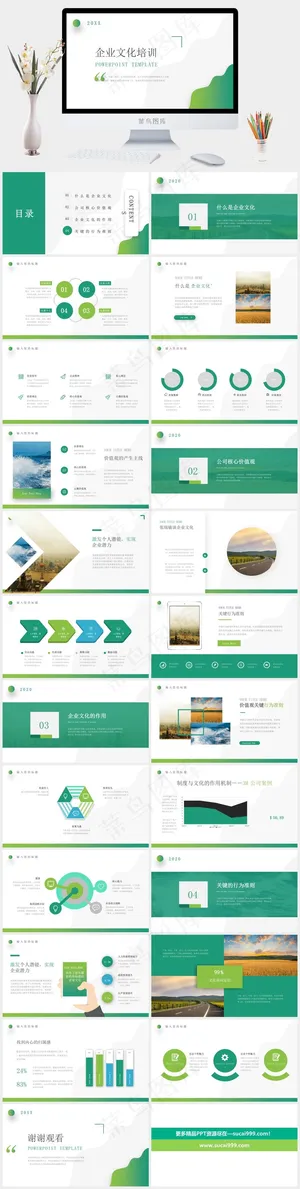 企业文化培训PPT课件模板预览图